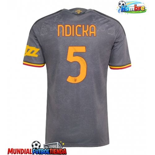 Camiseta AS Roma Evan Ndicka #5 Tercera Equipación Replica 2026-27 mangas cortas